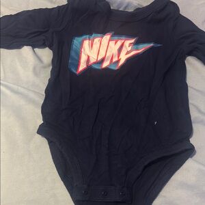Nike Kids Black and Red Bodysuit